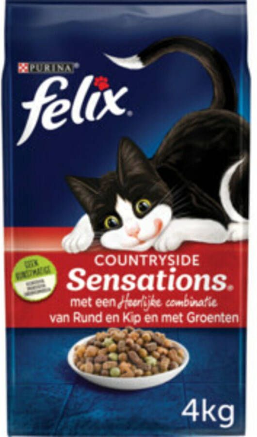 Felix Kattenvoer Countryside Sensations 4 X 4 Kg Voordeelverpakking