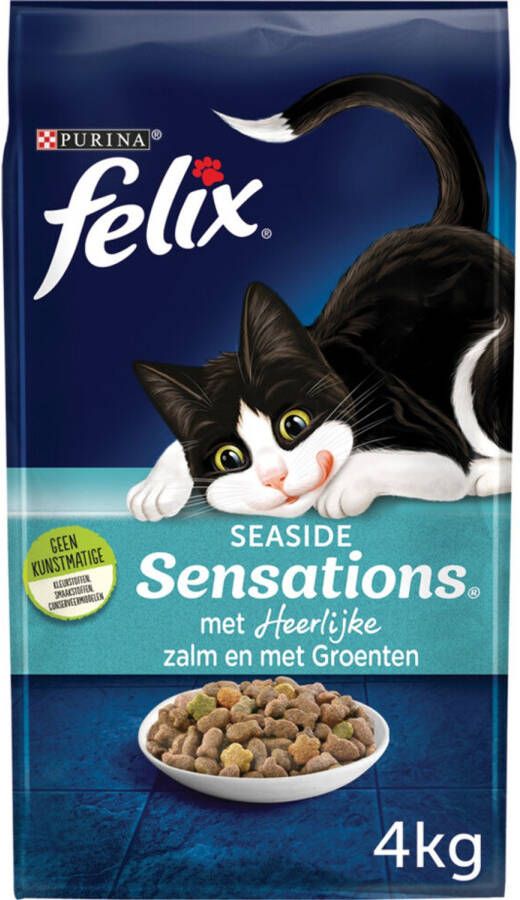 Felix Kattenvoer Seaside Sensations 4 X 4 Kg Voordeelverpakking