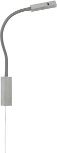 Fischer & Honsel bedlamp LED Raik grijs 5W