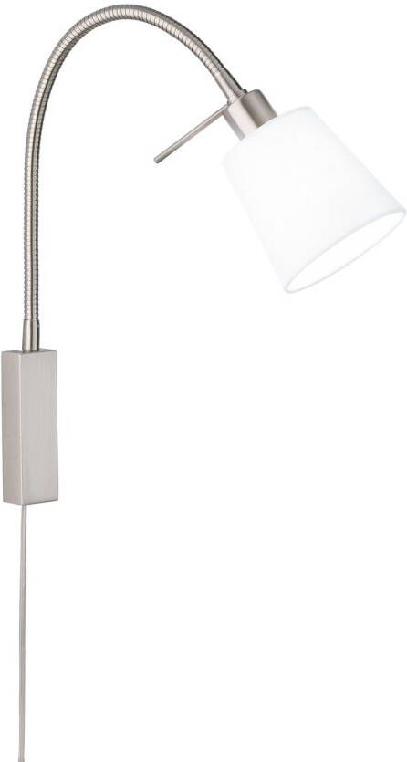 FISCHER&HONSEL Fischer & Honsel Wandlamp Chroom Wit E14 10w