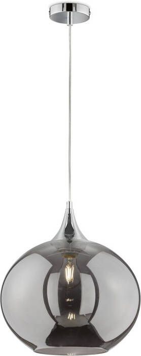 FISCHER&HONSEL Fischer & Honsel Hanglamp Elvis Chroom ⌀30cm E27 40w