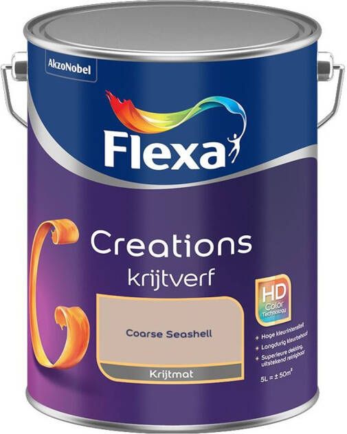 Flexa Creations Muurverf Krijt Coarse Seashell Kleur van het Jaar 2025 5L