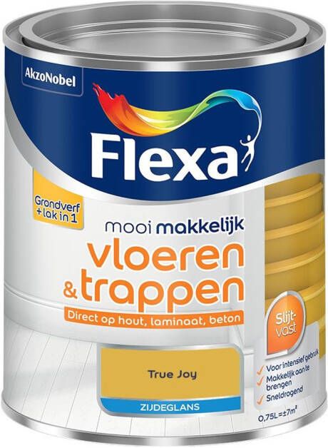 Flexa Mooi Makkelijk Vloeren & Trappen Zijdeglans True Joy Kleur van het Jaar 2025 0 75L