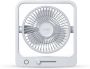 FlinQ Coolcube Tafelventilator Mini Ventilator voor Bureau of Tafel USB Oplaadbaar Draadloos en Roteerbaar Kleine Ventilator Fan met Aanpasbare Snelheden Wit - Thumbnail 2