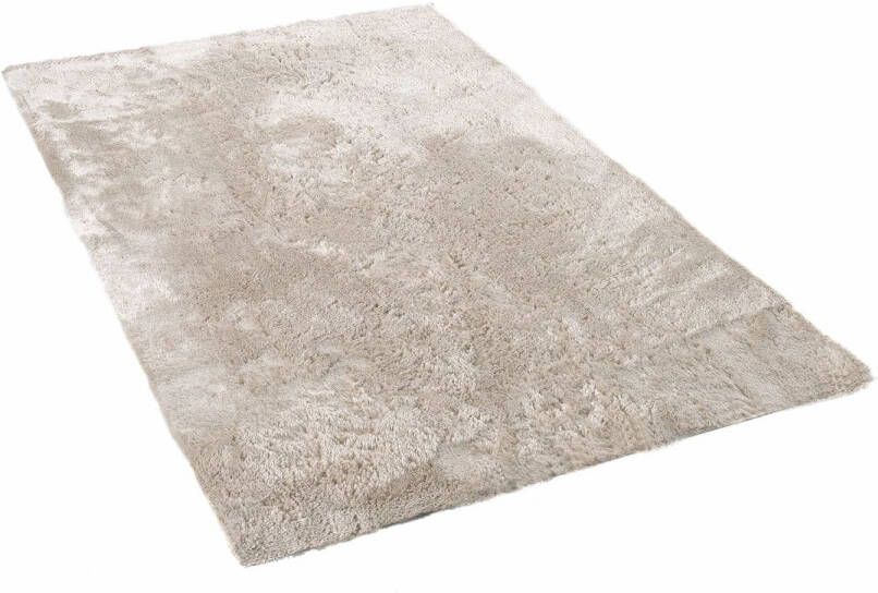 Flycarpets Curacao Shaggy Vloerkleed Creme Ivory Hoogpolig Tapijt 80x150 Cm