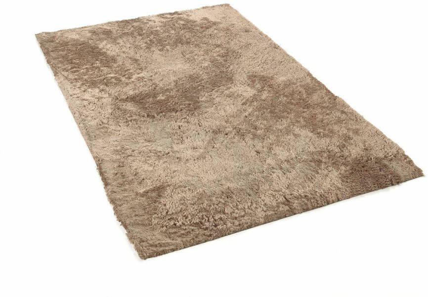 Flycarpets Curacao Shaggy Vloerkleed Taupe Hoogpolig Tapijt 120x170 Cm