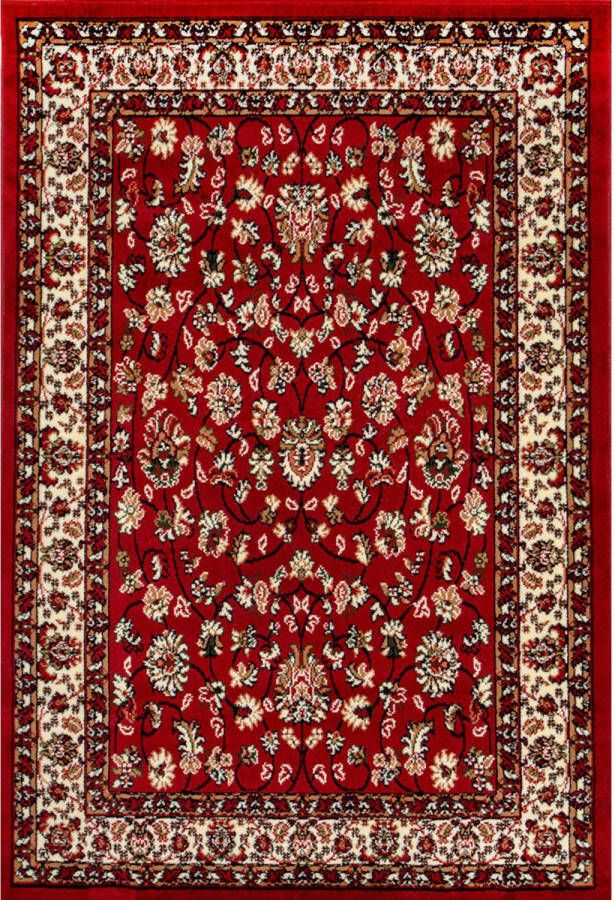 Flycarpets Klassiek Vloerkleed Skazar Oosters Motief Rood 120 X 170 Cm