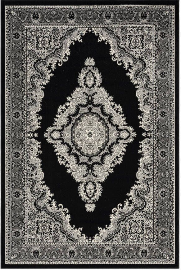 Flycarpets Klassiek Vloerkleed Skazar Zwart grijs 280 X 380 Cm