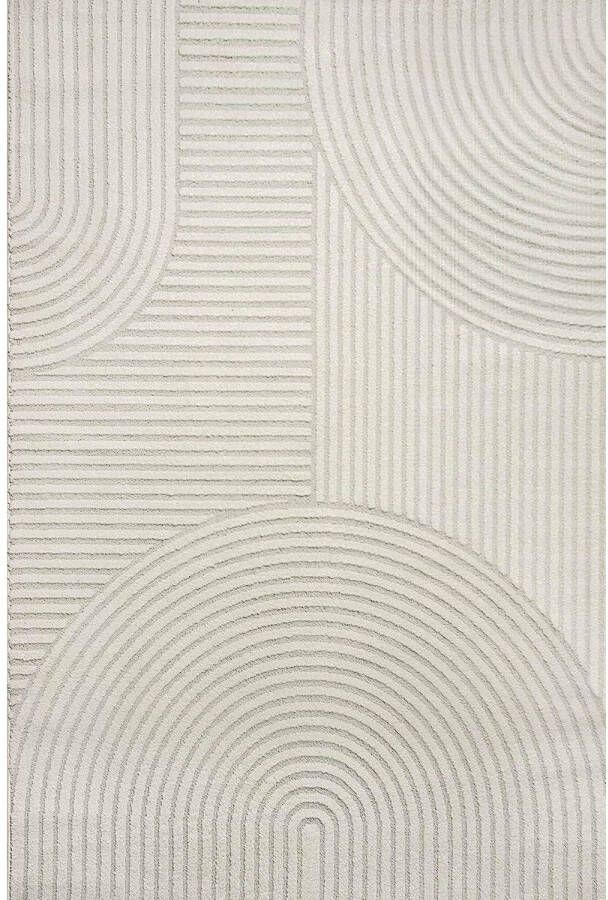 Flycarpets Modern Vloerkleed Eliora Japandi Crème 200 X 290 Cm