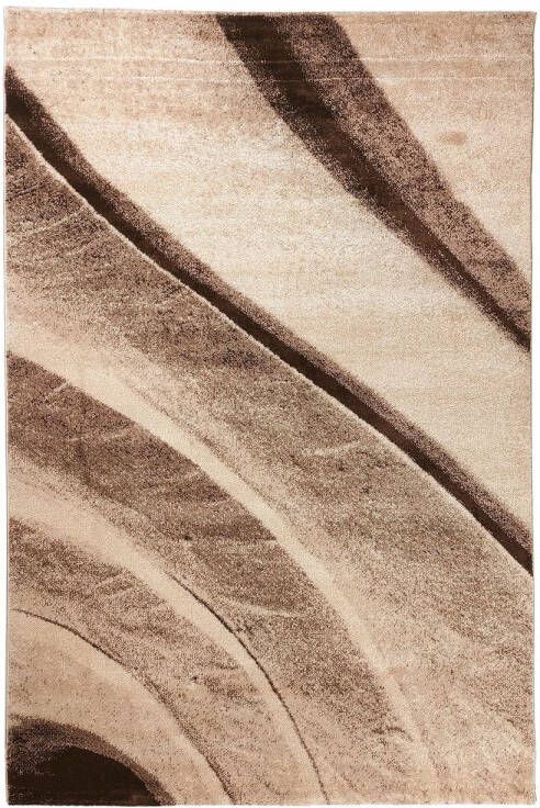 Flycarpets Modern Vloerkleed Lima Designer Bruin 280 X 380 Cm