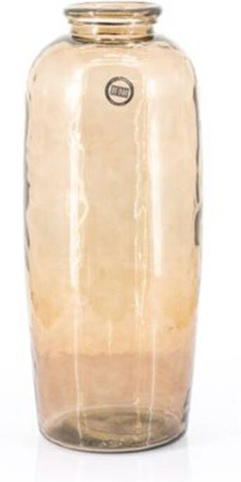 Furnilux Cadiz Vaas Glas 28 X 71 Cm Bruin