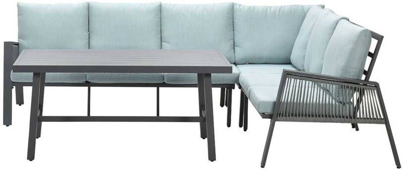 Garden Impressions Brendon Loungediningset 4-delig R Mint Grijs