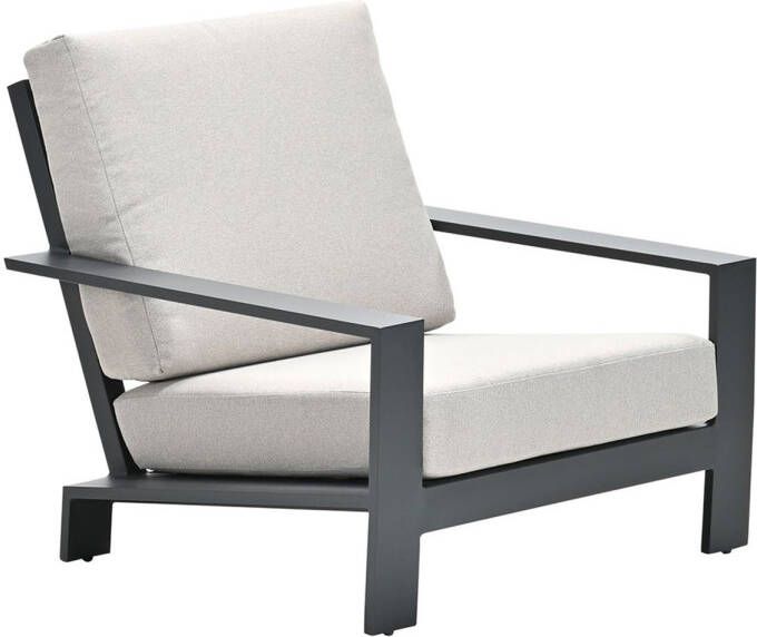 Garden Impressions Lincoln lounge fauteuil carbon black desert sand