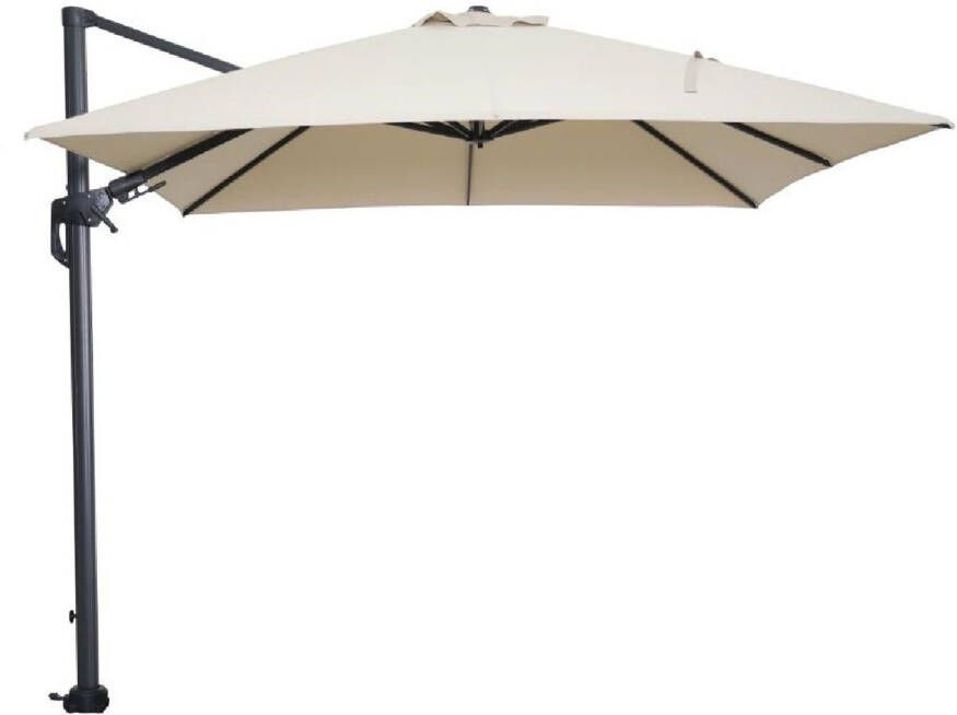 Garden Impressions Hawaii Zweefparasol 300x300 C. Black Ecru