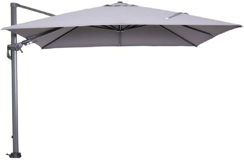 Garden Impressions Hawaii Zweefparasol 300x300 C. Black Licht Grijs