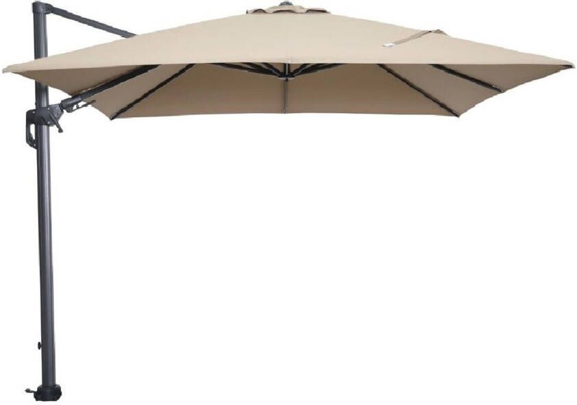 Garden Impressions Hawaii Zweefparasol 300x300 C. Black Taupe