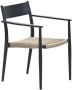 Garden Impressions Richmond dining fauteuil carbon black natural merino sand - Thumbnail 3