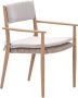 Garden Impressions Richmond dining fauteuil light teak look natural merino sand - Thumbnail 3