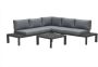 Van Kooten Tuin en Buitenleven Adelaide lounge set 4-delig carbon black mystic grey - Thumbnail 2