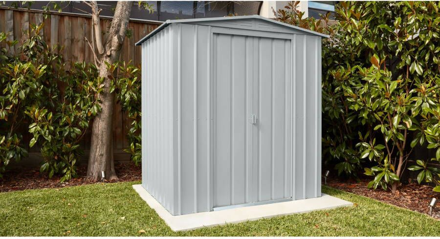 Globel Tuinhuis Dream 65 Plaatstaal Zilver Metallic 184x154x193cm