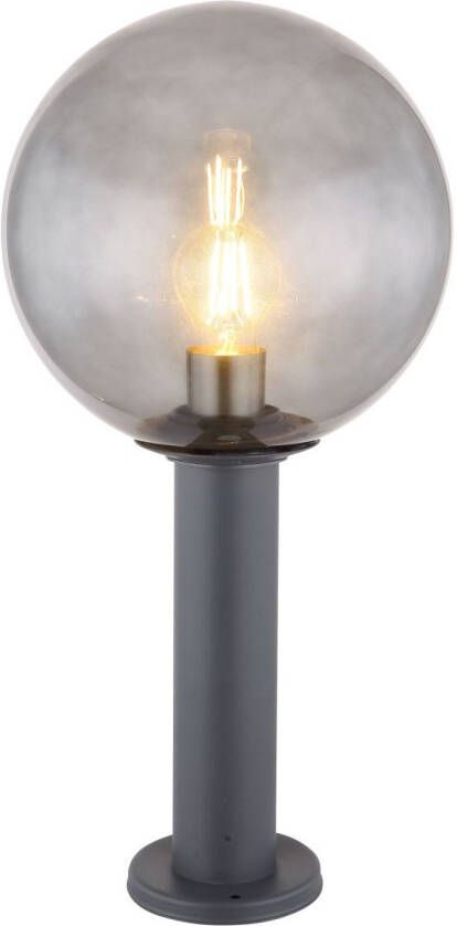 Globo Buitenlamp Hedwig Aluminium Spuitgietwerk Antraciet 1x E27 Led