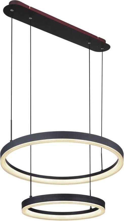 Globo Hanglamp Augusto Led Metaal Zwart 1x Led