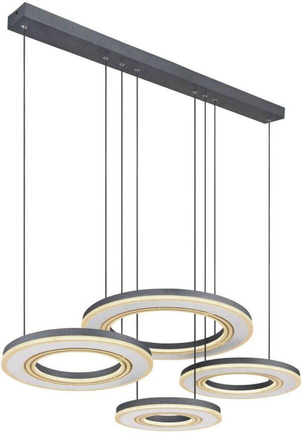 Globo Hanglamp Blasius Led Metaal Zwart 1x Led