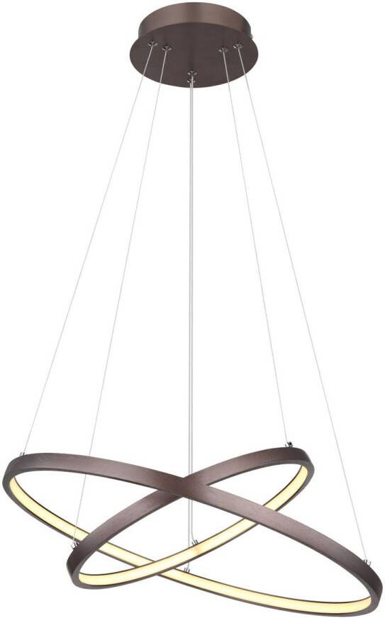 Globo Hanglamp Ralph Led Metaal Koffiekleuren 1x Led