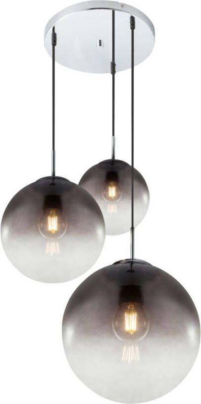 Globo Hanglamp Varus Metaal 3x E27