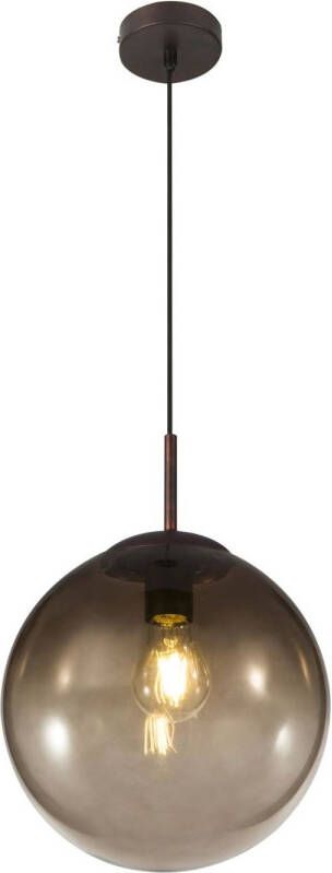 Globo Hanglamp Varus Metaal Bruin 1x E27