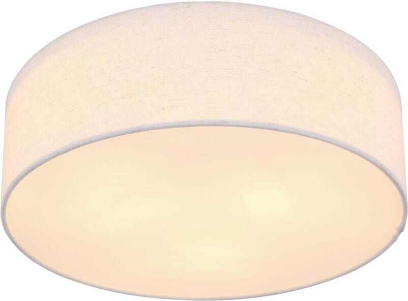 Globo Plafondlamp Ava Metaal Wit 3x E27