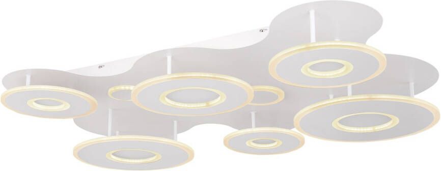 Globo Plafondlamp Flavetto Led Metaal Wit 1x Led