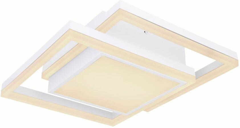 Globo Plafondlamp Squares Led Metaal Wit 1x Led