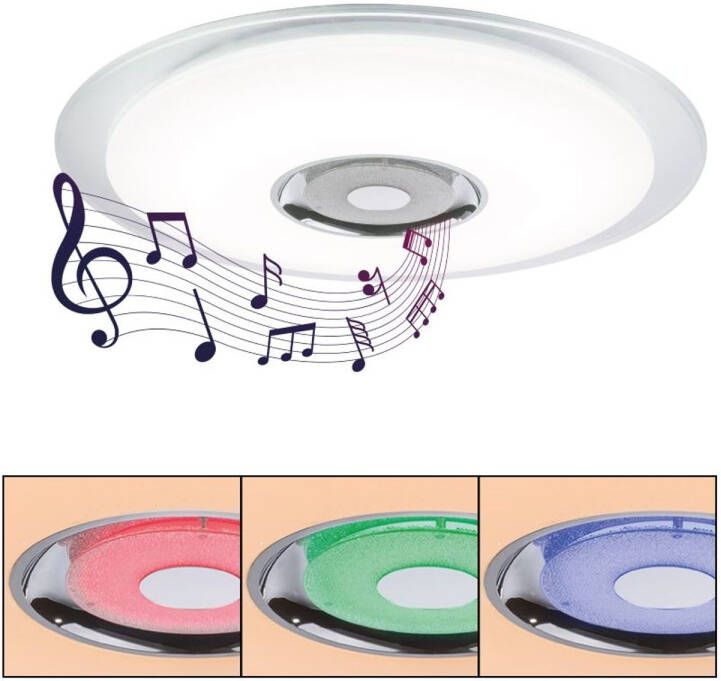 Globo Plafondlamp Tune Led Metaal Wit 1x Led