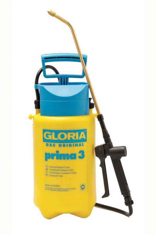 Gloria Drukspuit Prima 3 Rug- & Drukspuiten 3 l Geel Blauw 3 - Foto 2