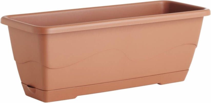 Praxis Grosfillex Bloembak Lea Pvc Terracotta 50x16cm