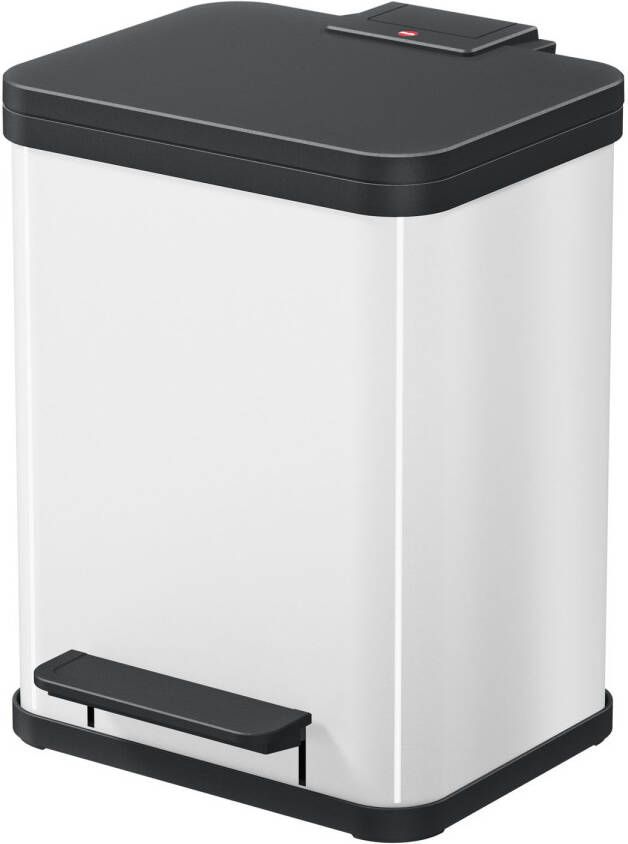 Hailo Vuilnisemmer Öko Duo Plus M 18 liter plaatstaal of rvs kunststof binnenemmer made in germany (set) - Foto 2