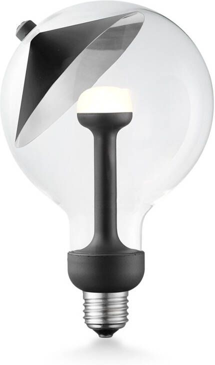 Home sweet Home Dimbare Led Lamp Cone Zwart-zilver G120 E27 5w 400lm