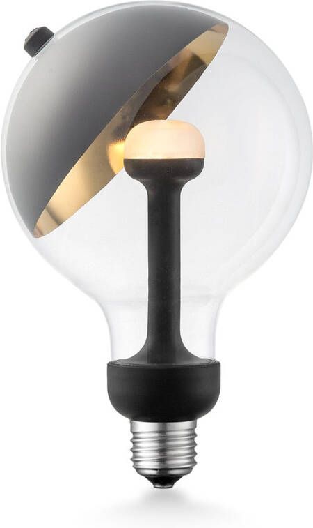 Home sweet Home Dimbare Led Lamp Sphere Zwart-goud G120 E27 5w 400lm