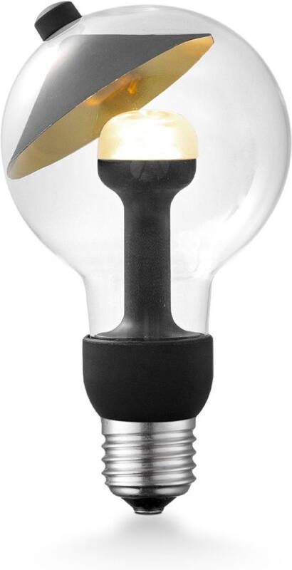 Home sweet Home Led Lamp Cone Zwart-goud G80 E27 3w 220lm 2700k