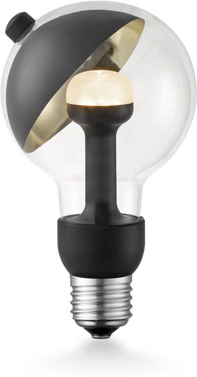 Home sweet Home Led Lamp Sphere Zwart-goud G80 E27 3w 220lm 2700k