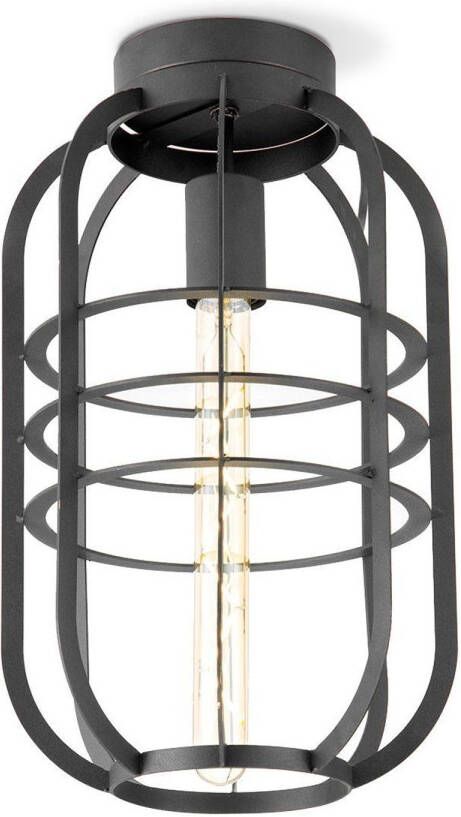 Home sweet Home Moderne Led Plafondlamp Nero L Zwart