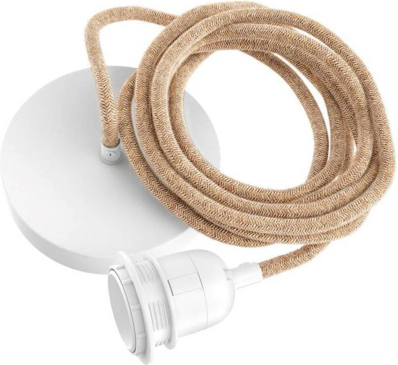 Hoopzi Lampfitting voor Plafond Naturel Wit 1 Fitting