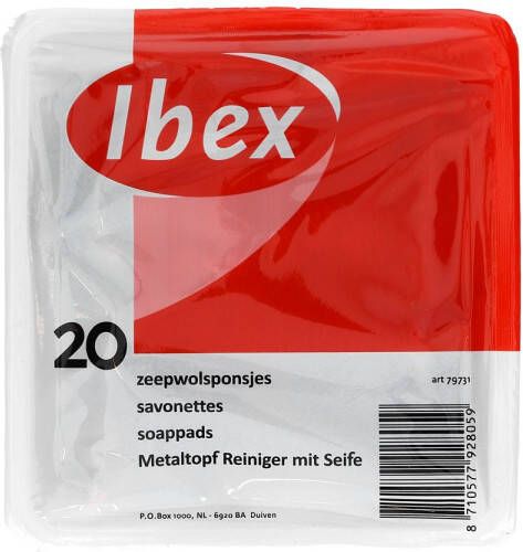 Ibex Zeepwolspons 20 Stuks