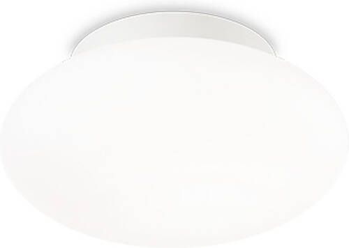 Ideal Lux Bubble Plafondlamp Aluminium E27 Wit