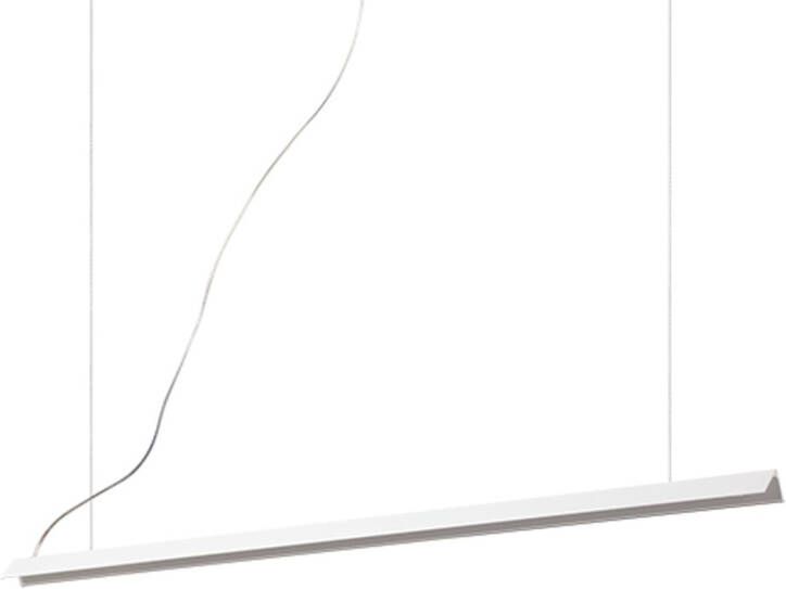 Ideal Lux Moderne Led Hanglamp V-line Metaal Wit 110 X 34 X 200 Cm