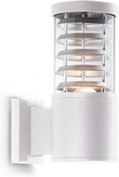 Ideal Lux Moderne Witte Wandlamp Tronco E27 Aluminium Verlicht Donkere Hoeken