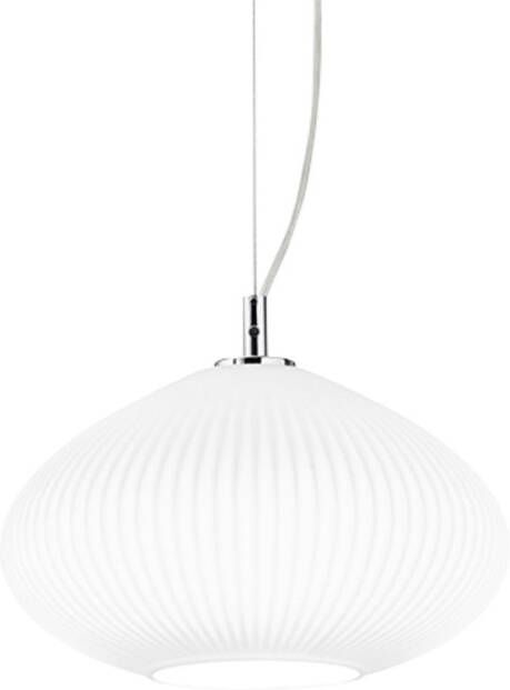 Ideal Lux Plisse' Hanglamp Metaal E14 Chroom