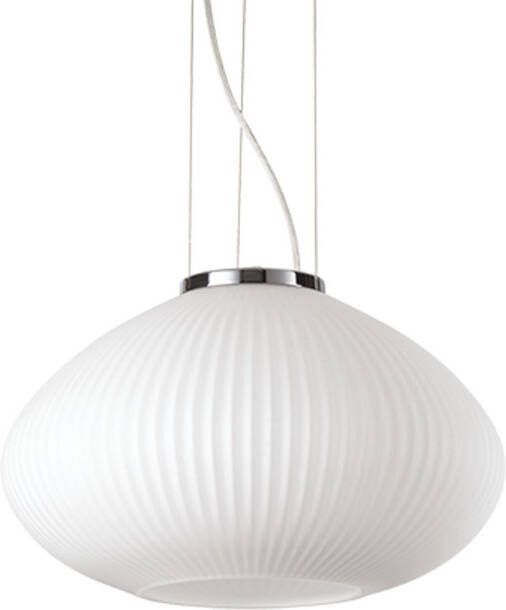 Ideal Lux Plisse' Hanglamp Metaal E27 Chroom