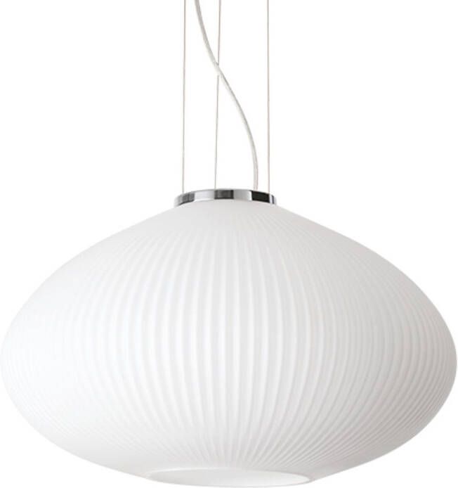 Ideal Lux Plisse' Hanglamp Metaal E27 Chroom